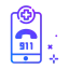 911 call icon 64x64