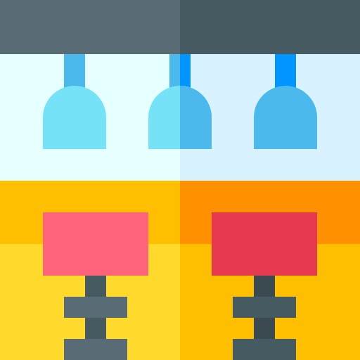 Bar stool icon