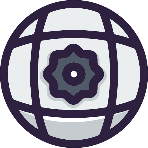 World grid icon