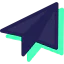 Paper plane icon 64x64