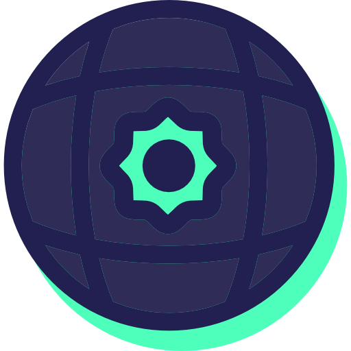 World grid icon