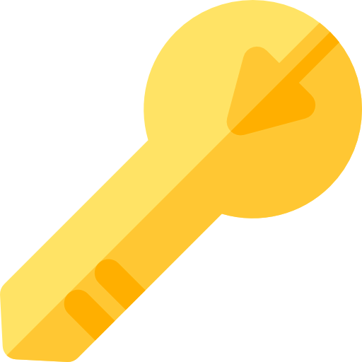Door key icon