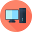 Computer monitor icon 64x64