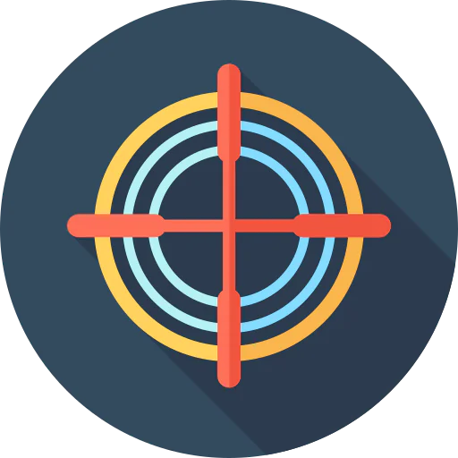Circular target icon