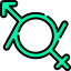 Gender fluid icon 64x64
