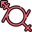 Gender fluid icon 64x64