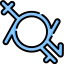 Gender fluid icon 64x64