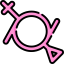 Gender fluid icon 64x64