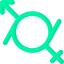 Gender fluid icon 64x64