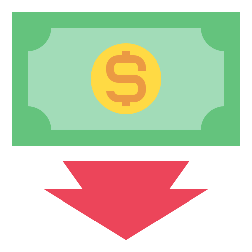 Down arrow icon
