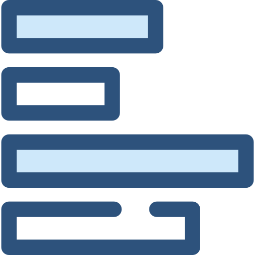 Left alignment icon