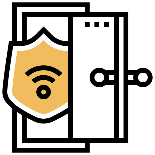 Door lock icon