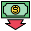 Down arrow icon 64x64