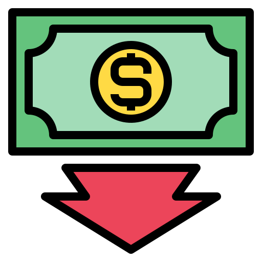 Down arrow icon