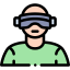 Virtual reality icon 64x64