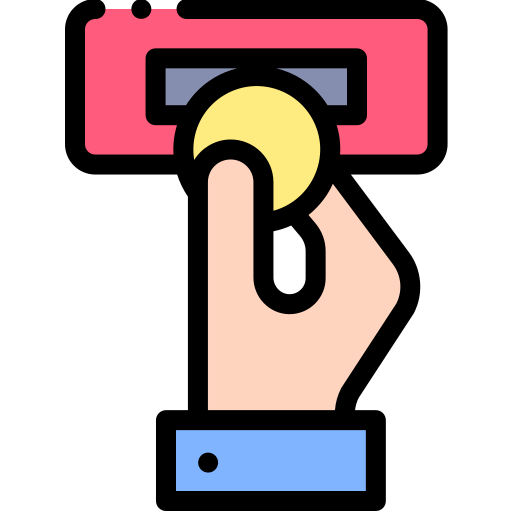 Insert coin icon