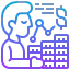 Human investment icon 64x64
