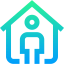 Stay at home icon 64x64