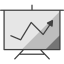 Line graph icon 64x64
