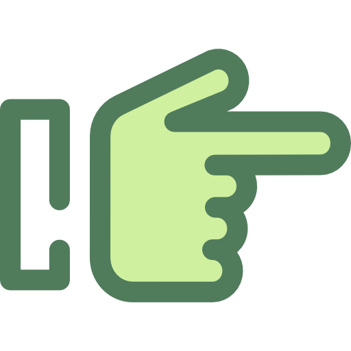 Pointing right icon