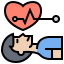 Cardiac arrest icon 64x64