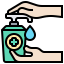 Hand sanitizer icon 64x64
