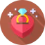 Engagement ring icon 64x64
