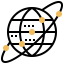 Earth grid icon 64x64