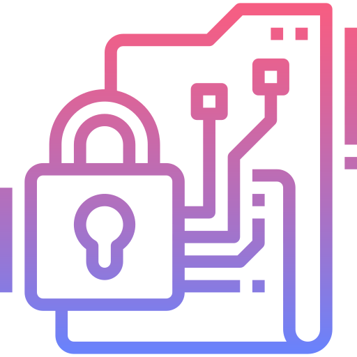 Data encryption ícono
