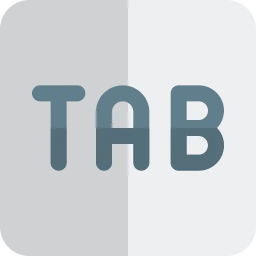 Tab key icon