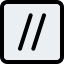 Slash icon 64x64