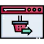 Online shopping icon 64x64