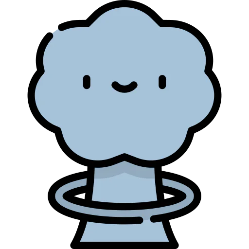 Nuclear explosion icon