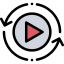 Play button icon 64x64