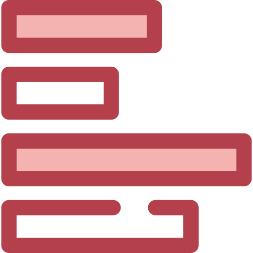 Left alignment icon