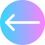 Left arrow icon 64x64