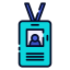 Id card ícono 64x64