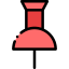 Push pin icon 64x64