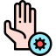 Dirty hands icon 64x64