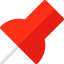 Push pin icon 64x64