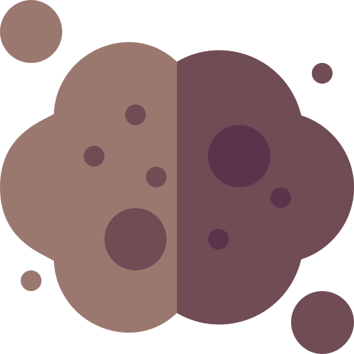 CO2 cloud icon