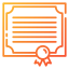Certificate icon 64x64