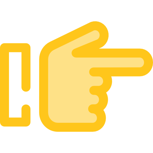 Pointing right icon