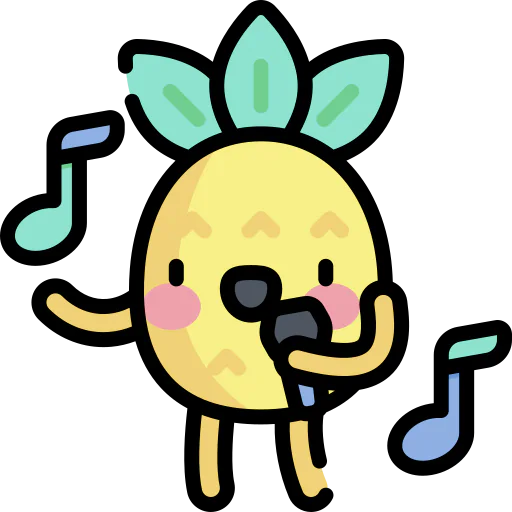 Singing icon