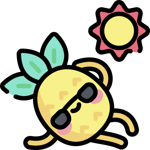 Sunbathing icon