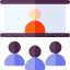 Online communication icon 64x64