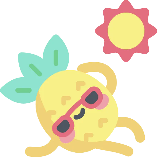 Sunbathing icon