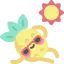 Sunbathing icon 64x64