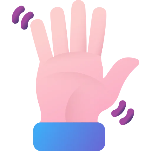 Waving icon