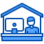 Работа из дома иконка 64x64